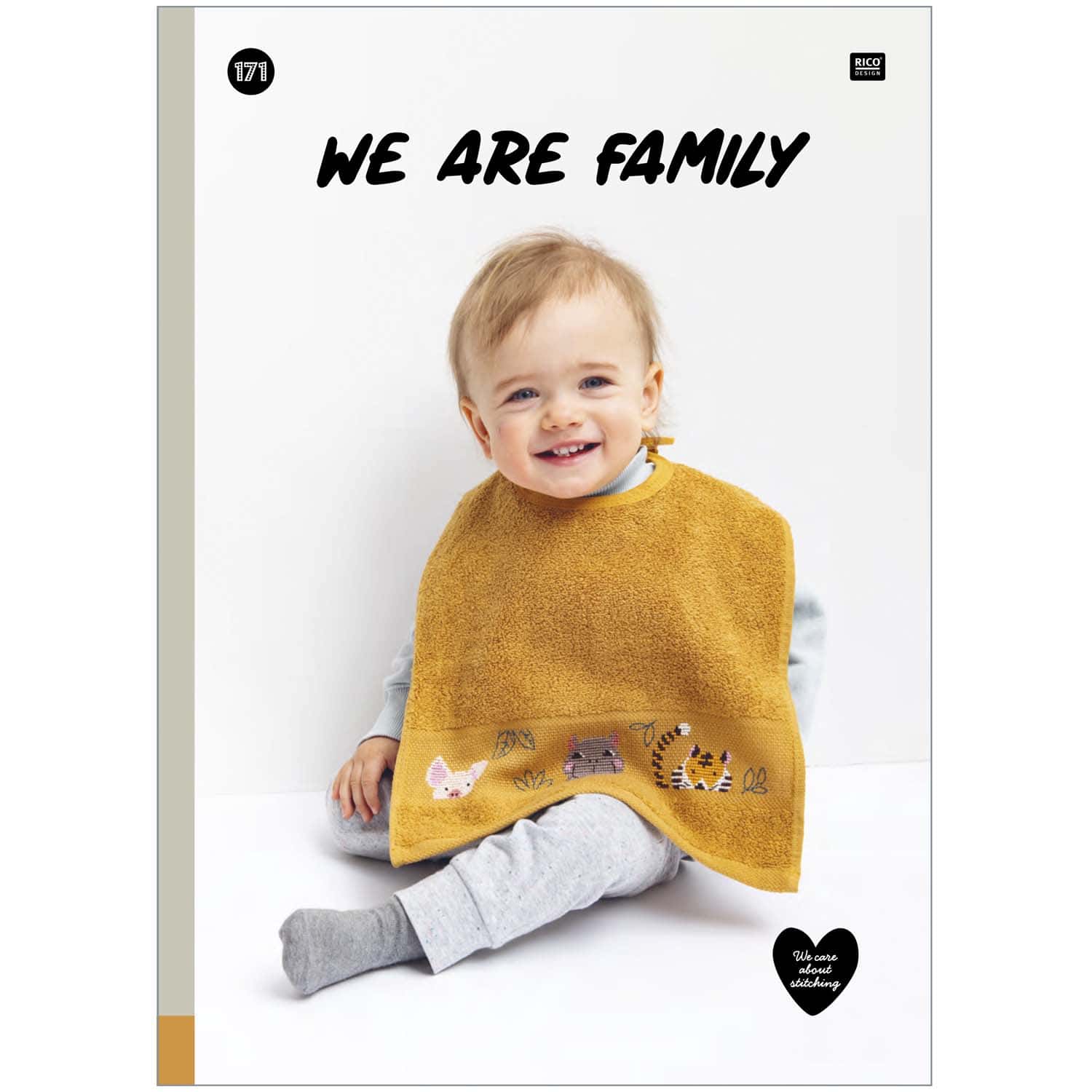 Boek Rico we are family 30 kruissteek designs met de leuke dierenfamilie