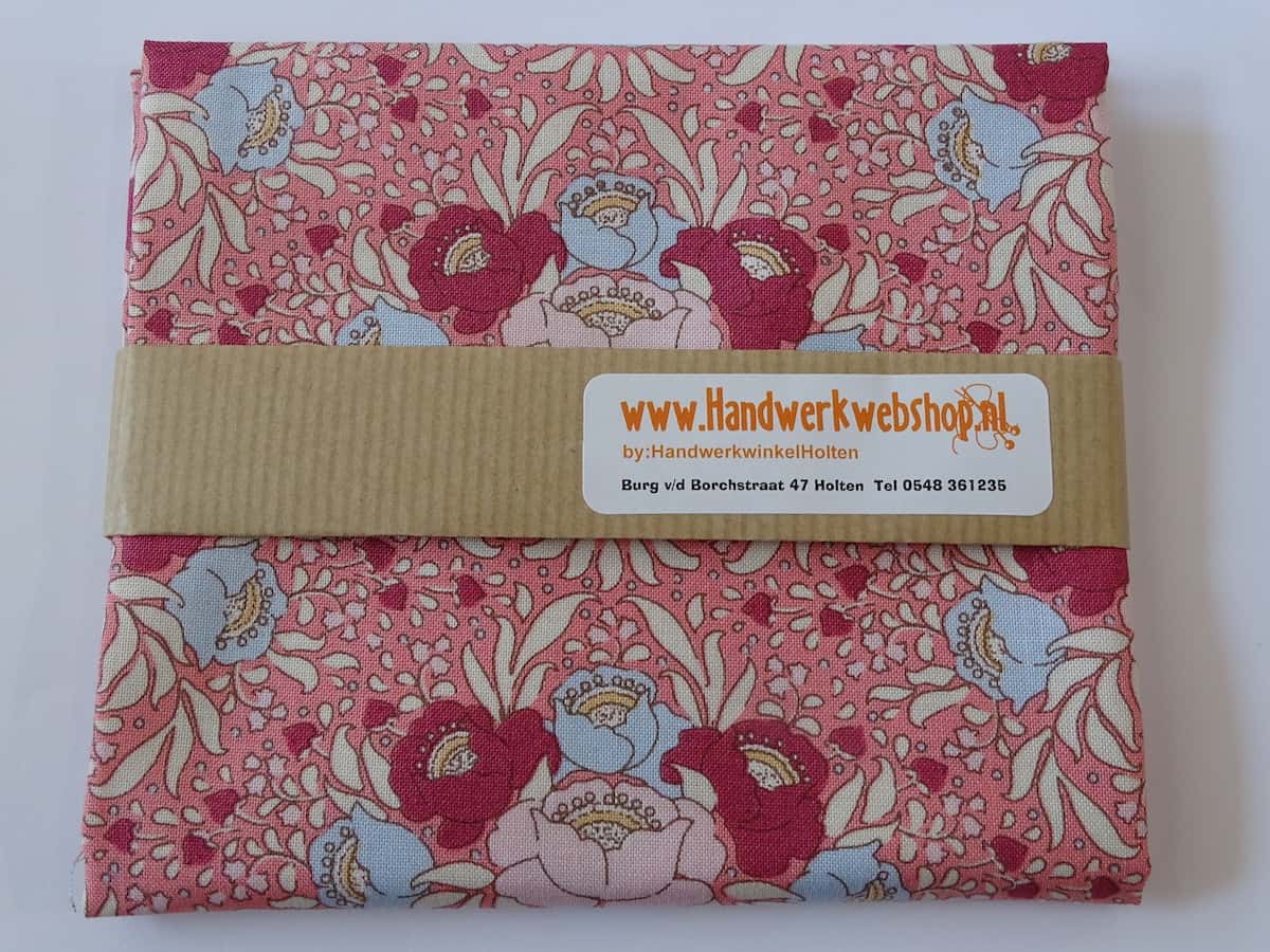 Tilda quiltstof 50x55 cm Autumn Bouquet Peach