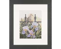 Telpakket kit Duif in de tuin - Lanarte - PN-0008320 22 x 27 cm 