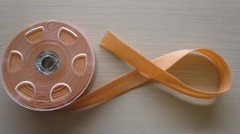 biaisband zalm 20 mm breed per meter