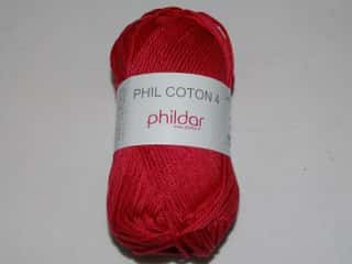 Phildar Phil Coton 4 kleur 2144 Framboise