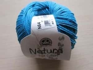 dmc natura  kleur N64 Aqua blauw