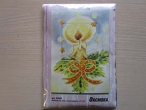 DMC kaartborduurpakket Candle card