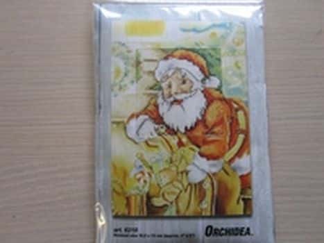 DMC kaartborduurpakket Santa claus card