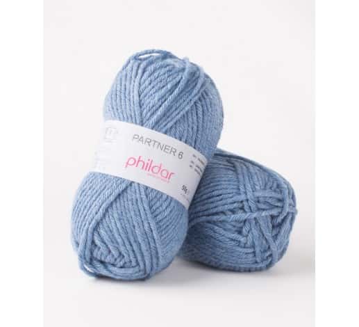 Phildar Partner 6 kleur 2297 Jeans Chine