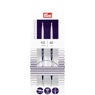 Prym ergonomische rondbreinaald 4.0 mm 60 cm