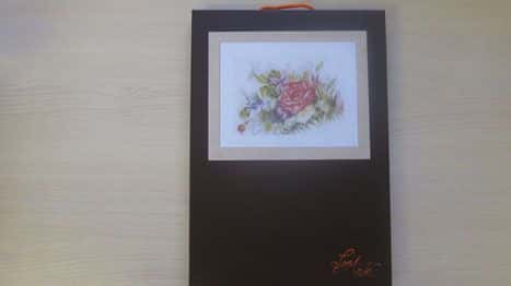 5413480468799 Lanarte telpakket Home and garden watercolor flowers pn-0156942