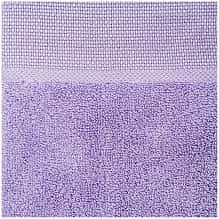 handdoek met borduurrand 50x100 cm lila