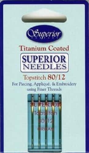 Quilt naalden Superior Thread Topstich 80/12 