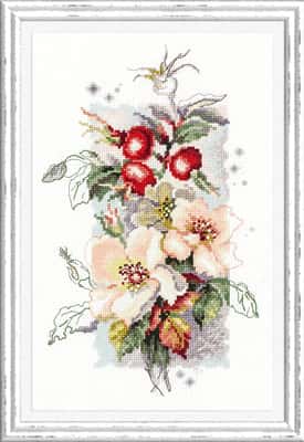 Magic Needle borduurpakket Rosa Canina 14 x 23 cm