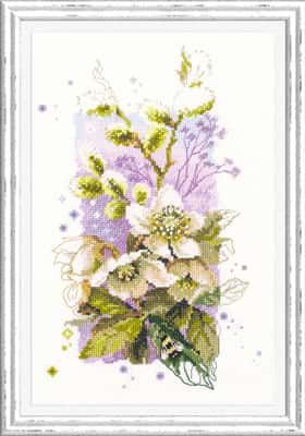 Magic Needle borduurpakket Hellebore 14 x 23 cm