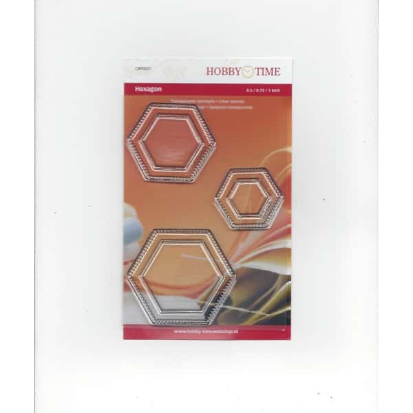 Transparante Quiltstempel CRP0031 Hexagonnen