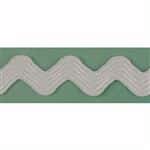 Zigzag band kleur 009 wit 
