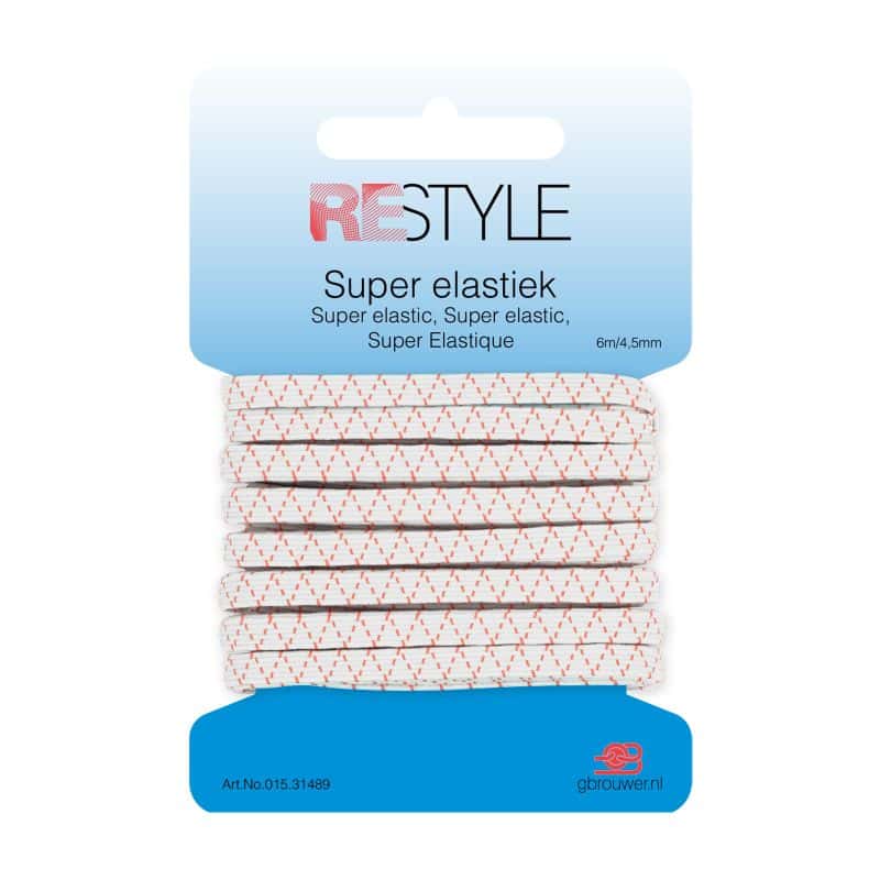 Restyle Super elastiek 4.5 mm 6 m