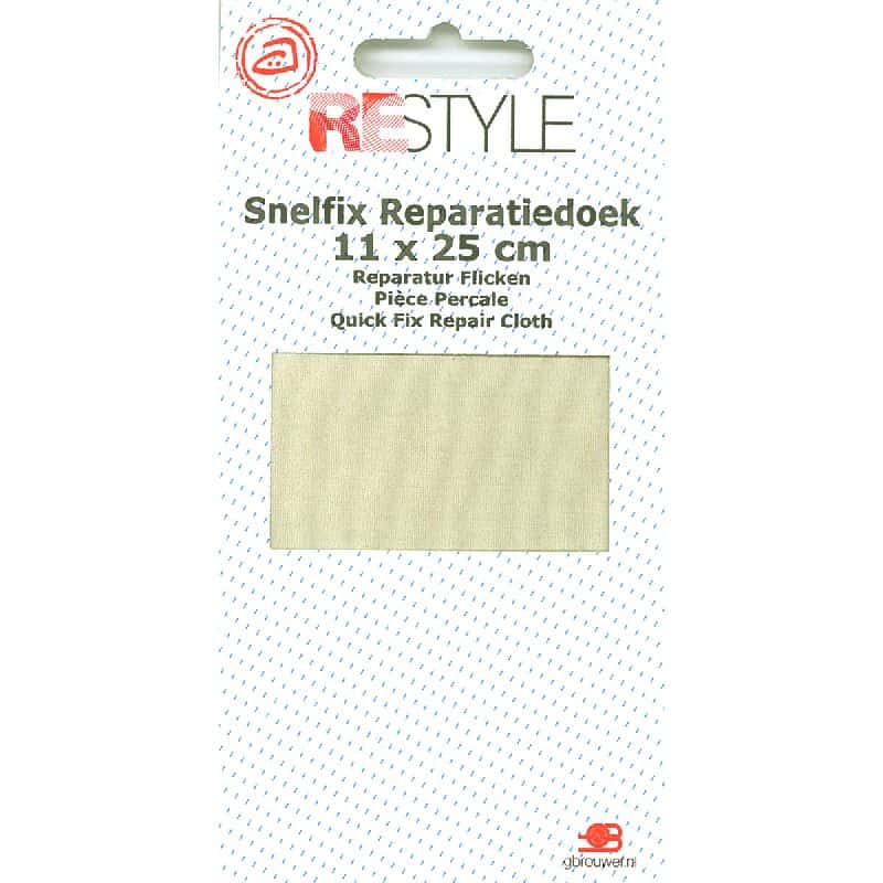 Restyle Snelfix reparatiedoek 11x36  kleur 087 offwhite