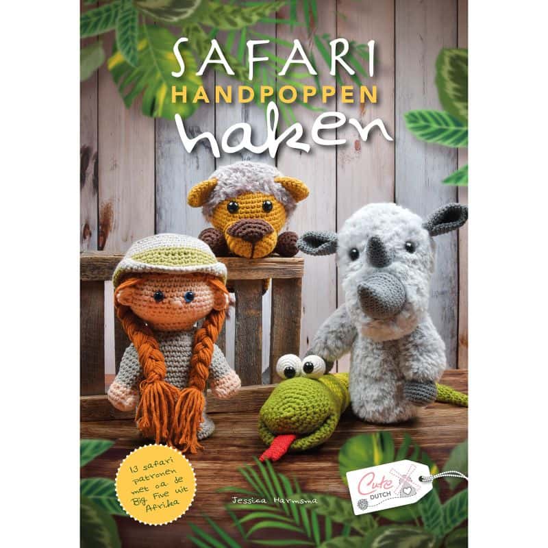 Boek Safari Handpoppen Haken - Jessica Harmsma