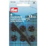 Prym drukknopen 13 mm zwart