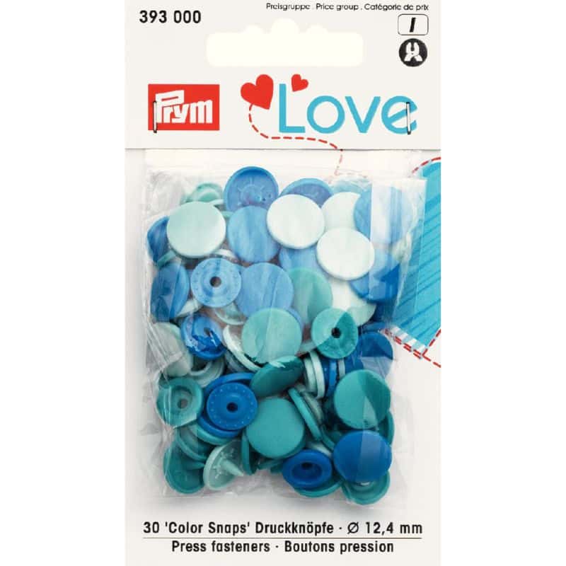 Prym Love Color snaps drukknopen 12,4 mm blauw