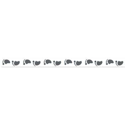lint 10 mm kleur 001 zwarte  voetjes