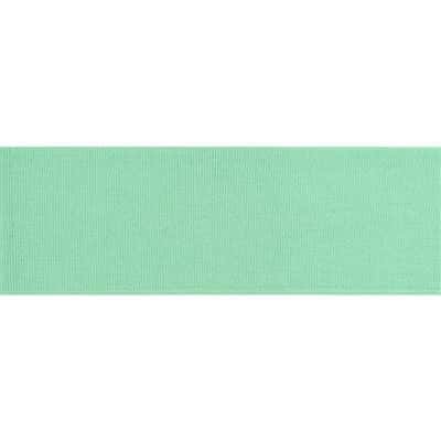 Boord uni kleur 369 mintgroen  7 cm breed  130 cm lang