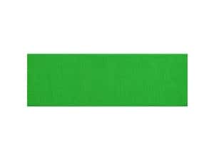 Boord uni kleur 495 groen  7 cm breed  130 cm lang