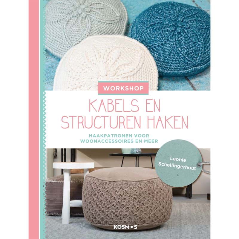 Boek Kabels en structuren haken Leonie Schellingerhout