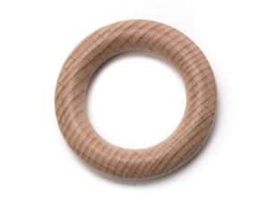 Bijtring Durable Beukenhouten ring 1 stuks 70 mm