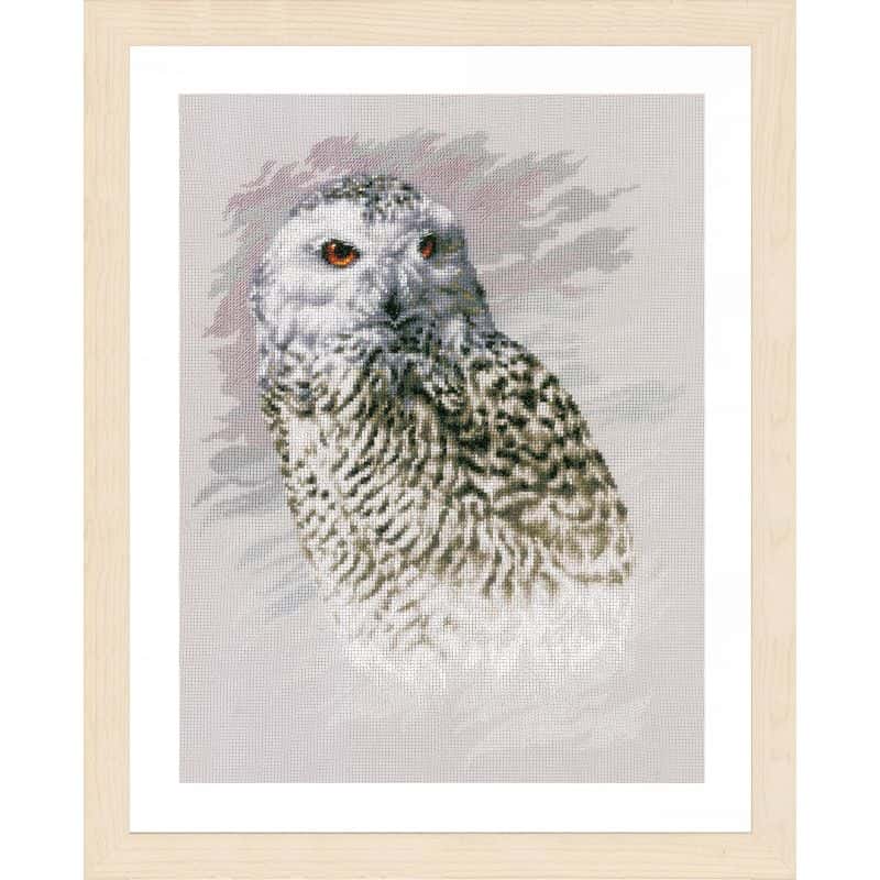 Lanarte TELPAKKET KIT SNOWY OWL Art nr. PN-0183826 29 x 38 cm
