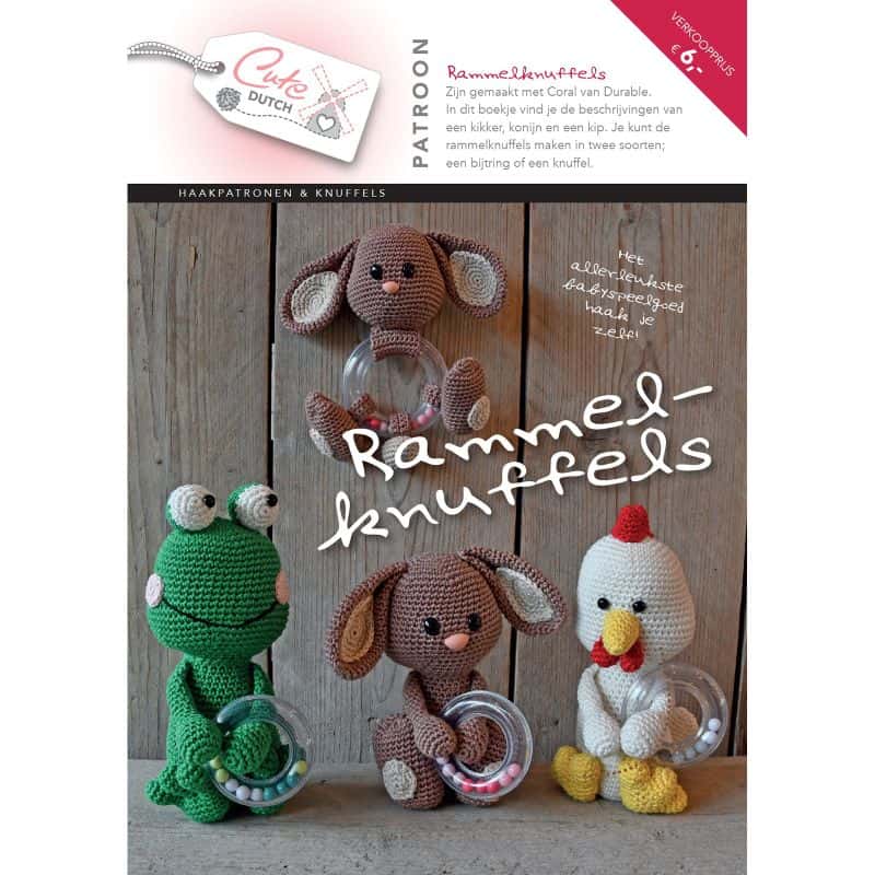 CuteDutch patronenboekjes Patroonboekje Rammelknuffels