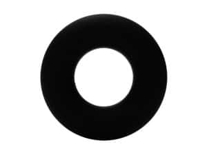 Sileconen ring 43 mm kaart á 2 stuks kleur zwart