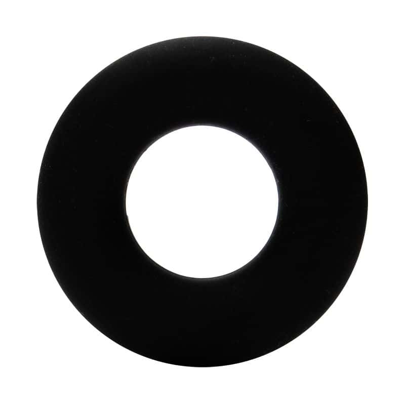 Sileconen ring 43 mm kaart á 2 stuks kleur zwart