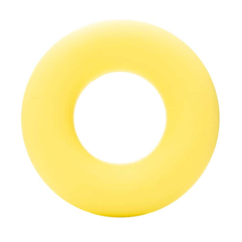 Sileconen ring 43 mm kaart á 2 stuks kleur geel
