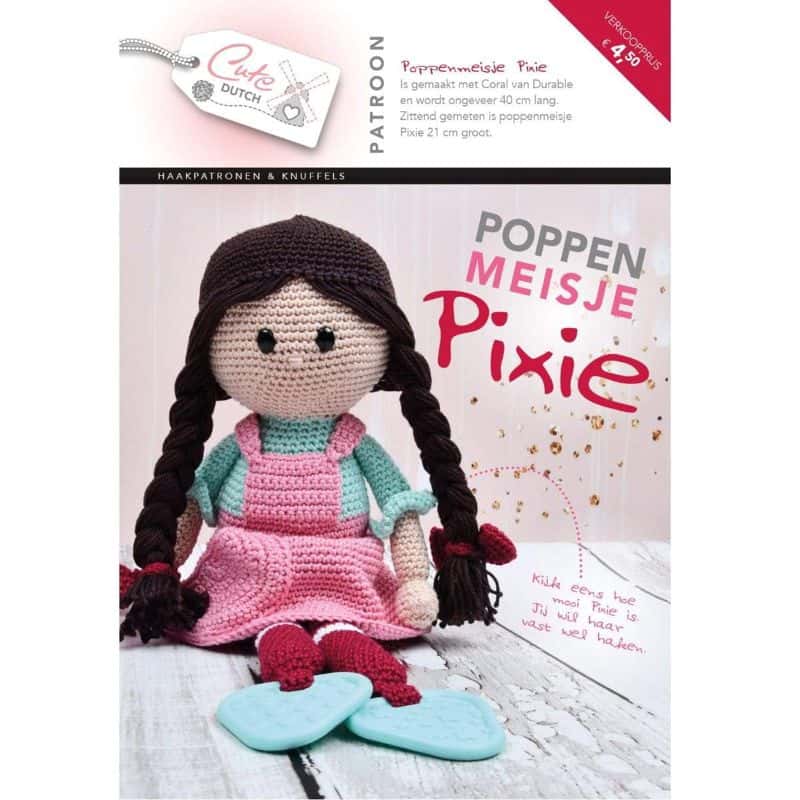 CuteDutch Patroonboekje Poppenmeisje Pixie