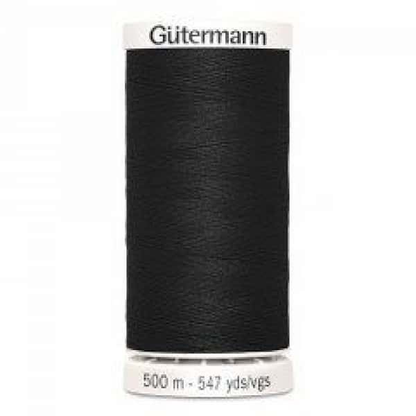 Gütermann naaigaren 500 meter kleur 000 zwart