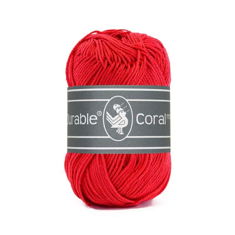 Durable Coral mini  20 gr.  kleur 318 Tomato