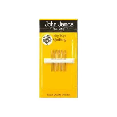 John James Quiltnaalden JJ12511E, size 11 Big Eye Needles