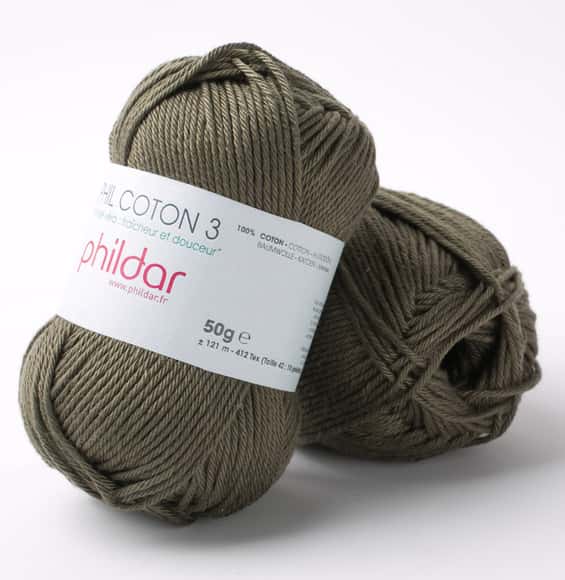 Phildar Phil Coton 3 kleur 82 Lichen