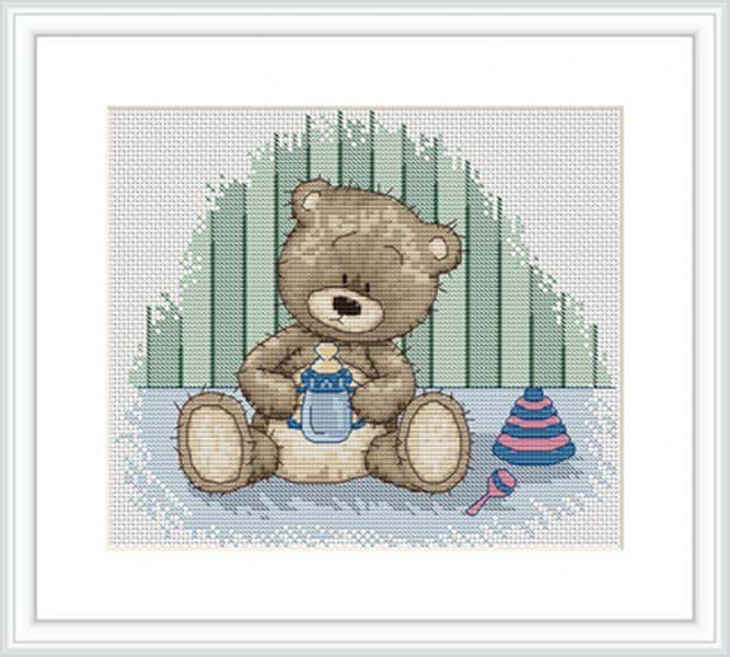Luca-S borduurpakket Bruno Baby 17,5x15,5 cm LS-B1086