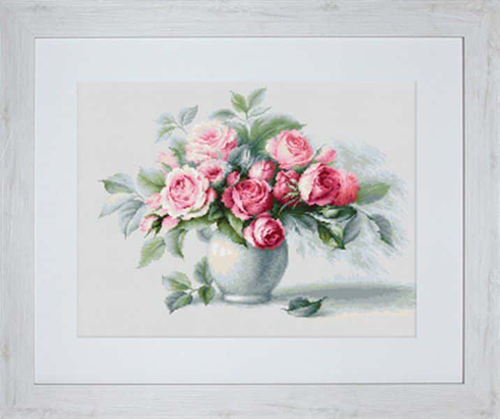 Luca-S borduurpakket Etude with Roses 35,5x26 cm LS-B2280