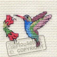 Mouseloft borduurpakketje Hummingbird