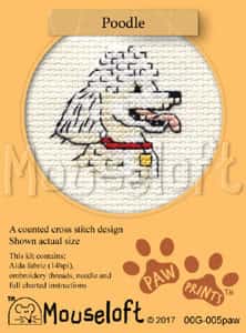 Mouseloft borduurpakketje Poodle ML-00G-005