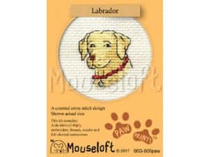 Mouseloft borduurpakketje 5 x 5 cm Labrador