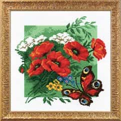 borduurpakket stitchcompany 863 bloemen pcs-0863