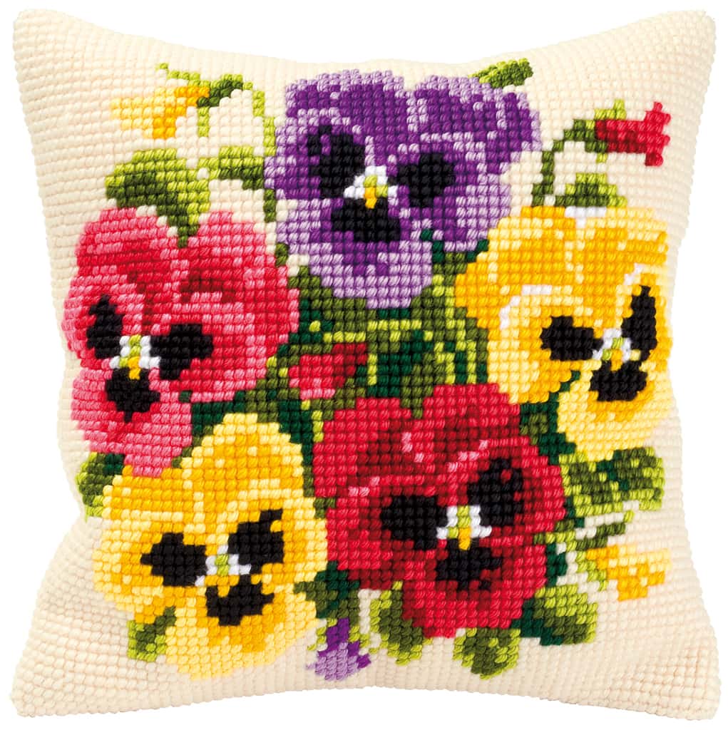 Vervaco kussenpakket Viooltjes PN-0008685