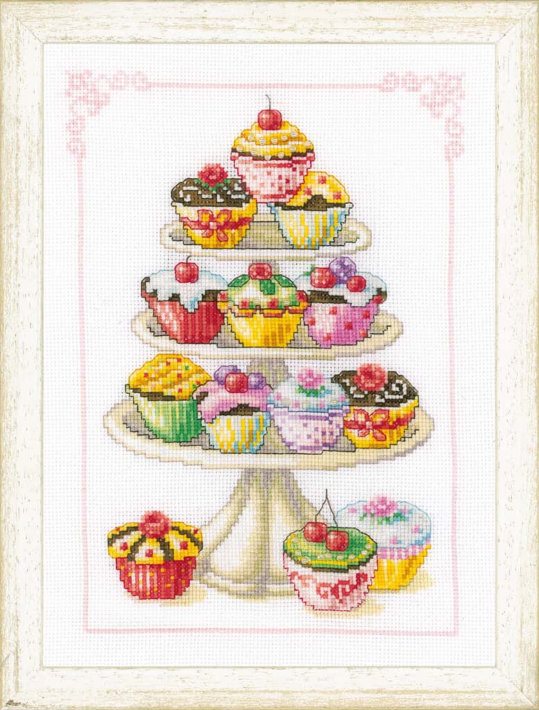 TELPAKKET KIT CUPCAKES Art nr. PN-0011909 21 x 29  cm 