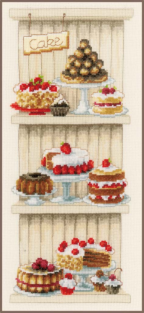 TELPAKKET KIT HEERLIJK GEBAK 17 x 37 cm 