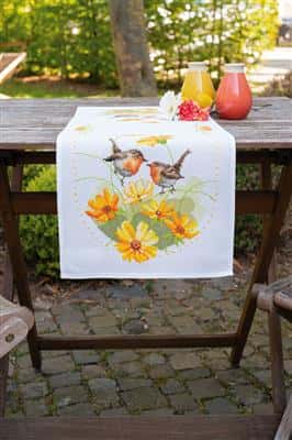 PEARLAIDA LOPER KIT ROODBORSTJES EN BLOEMEN