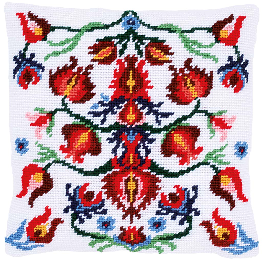 PENELOPE KUSSEN KIT LMV FOLKLORE 40 x 40 cm 