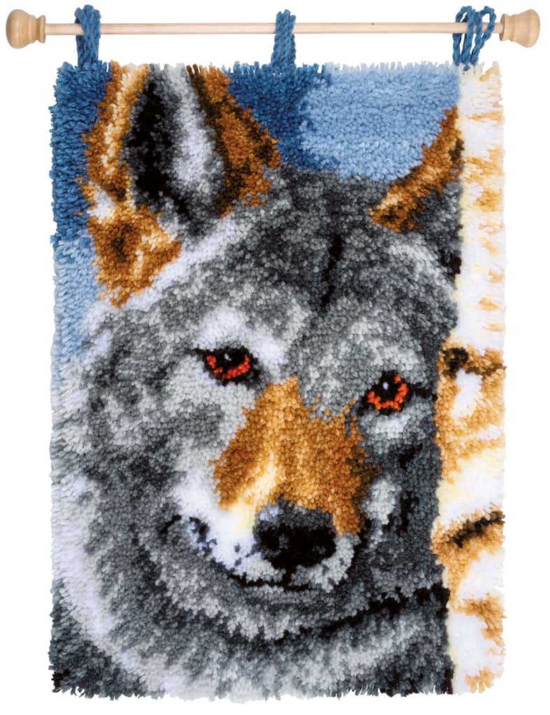 KNOOPTAPIJT KIT WOLF Art nr. PN-0171657 40 x 53 cm