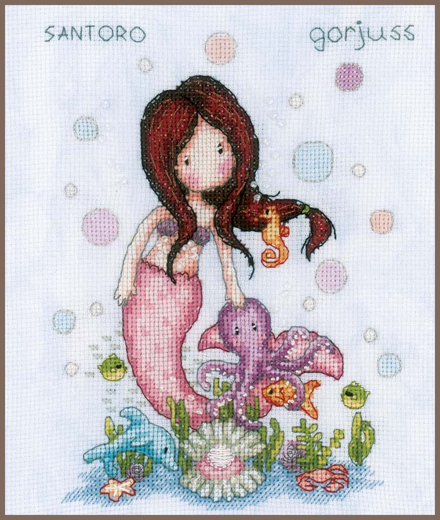 Vervaco TELPAKKET KIT GORJUSS SO NICE TO SEA YOU Art nr. PN-0187813 ca 18 x 23 cm